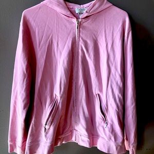 Pink zip up